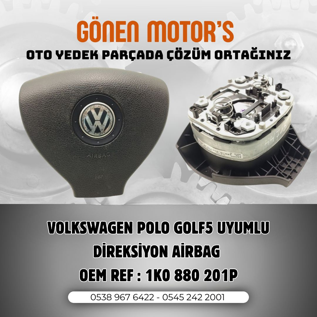 114 - POLO 9N- 9N3 DİREKSİYON AİRBAG